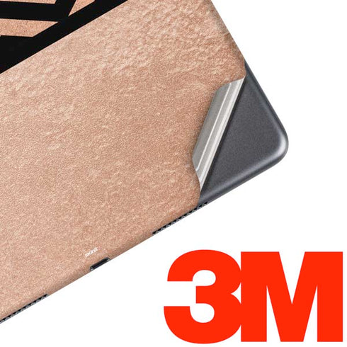 Rose Gold Chevron Split iPad Skins